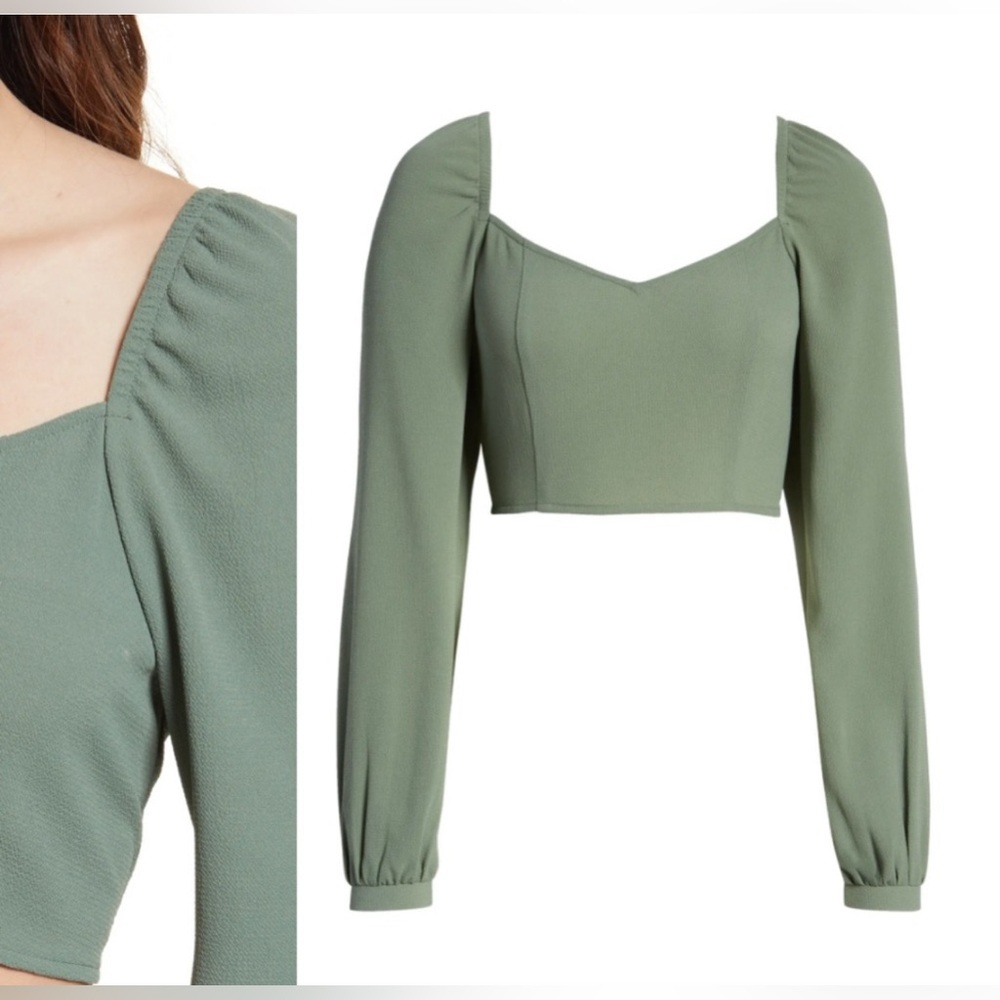 NWT Vera Moda Saga Sweetheart Crop Top
